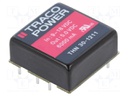 Converter: DC/DC; 30W; Uin: 9÷18V; 5VDC; Iout: 6000mA; 1"x1"; 16.5g