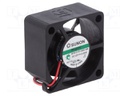 Fan: DC; axial; 12VDC; 30x30x15mm; 8.11m3/h; 19dBA; Vapo; 7000rpm