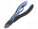 Pliers; side,cutting,precision; ESD; oval head