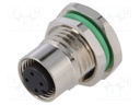 Socket; M12; PIN: 3; female; A code-DeviceNet / CANopen; THT; IP67