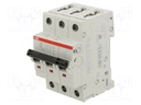 Circuit breaker; 400VAC; Inom: 8A; Poles: 3; DIN; Charact: D; 6kA