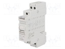 Relay: installation; bistable; NO x2; 24VAC; Mounting: DIN; 16A