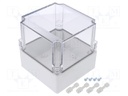 Enclosure: multipurpose; X: 125mm; Y: 125mm; Z: 125mm; MPC; IP66,IP67