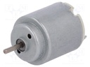 Motor: DC; without gearbox; 3÷6VDC; Shaft: smooth; 36000rpm