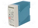 Power supply: switched-mode; 60W; 12VDC; 12÷15VDC; 5A; 85÷264VAC