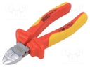 Pliers; cutting,insulated; 160mm