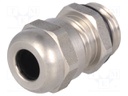 Cable gland; PG7; IP68; Mat: stainless steel; Man.series: HSK-INOX