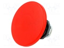 Switch: push-button; Stabl.pos: 1; 22mm; red; Illumin: none; IP66