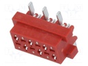 Socket; wire-board; female; PIN: 6; SMT; on PCBs; 30V; 1A; -40÷105°C