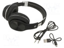 Bluetooth headphones; black; Bluetooth 5.0 +JL,headphones; 32Ω