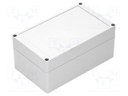 Enclosure: multipurpose; X: 120mm; Y: 200mm; Z: 90mm; ABS; dark grey