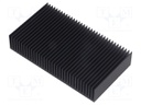 Heatsink: extruded; grilled; black; L: 50mm; W: 90mm; H: 17mm