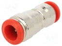 Push-in fitting; straight,inline splice,reductive; -0.99÷20bar