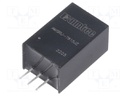 Converter: DC/DC; 7.8W; Uin: 9÷90V; Uout: 15VDC; Iout: 0.5A; SIP3