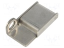 Blockade; stainless steel; W: 36mm; H: 12.5mm; L: 63.5mm