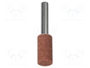 Grindingstone; 12mm; Mounting: rod 6mm; Kind of file: cylindrical