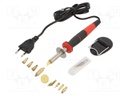 Soldering iron: with htg elem; 25W; 230V