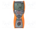 Meter: appliance meter; LCD,with a backlit; VAC: 0÷500V; 0.8kg