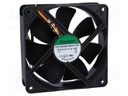 Fan: DC; axial; 24VDC; 120x120x38mm; 197.2m3/h; 44dBA; ball bearing