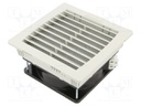 Fan: AC; axial; 230VAC; 67m3/h; 44dBA; IP54; Colour: grey