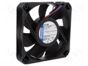 Fan: DC; axial; 119x119x25mm; 225m3/h; 52dBA; ball bearing; 4850rpm