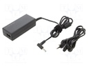 Power supply: switched-mode; 19.5VDC; 3.33A; 65W; for notebooks