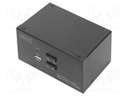 Device: KVM switch; HDMI 1.4,USB 2.0; black