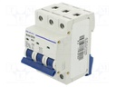 Circuit breaker; 63A; Poles: 3; for DIN rail mounting; Charact: B