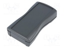 Enclosure: for remote controller; X: 64.9mm; Y: 119.3mm; Z: 26.5mm