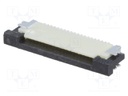 Connector: FFC (FPC); horizontal; PIN: 20; ZIF,top contacts; SMT