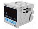 Counter: electronical; 2x LED; time/pulses; SPDT; IN 1: NPN,PNP