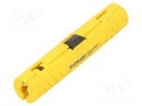 Stripping tool; Wire: coaxial,round; Length: 100mm; Øcable: 3.5mm