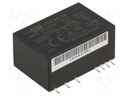 Power supply: switched-mode; modular; 2W; 9VDC; 33.7x22.2x16mm