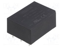 Converter: AC/DC; 5W; Uout: 15VDC; Iout: 0.33A; 80%; Mounting: PCB