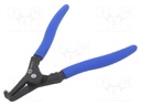 Pliers; for circlip; external; 19÷60mm; Pliers len: 175mm; angular