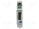 Electric energy meter; digital,mounting; for DIN rail mounting