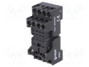 Socket; PIN: 14; 6A; 250VAC; Mounting: DIN; Leads: screw terminals