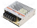 Power supply: switched-mode; voltage source; 75W; 24VDC; 3.2A