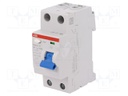 RCD breaker; Inom: 16A; Ires: 10mA; Max surge current: 5000A; 400V