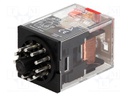 Relay: electromagnetic; 3PDT; Ucoil: 110VAC; 10A; max.250VDC