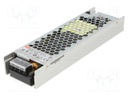 Power supply: switched-mode; modular; 200.4W; 12VDC; 194x55x26mm