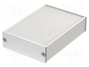 Enclosure: with panel; Filotec; X: 71.8mm; Y: 100mm; Z: 24.4mm; IP40