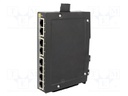 Industrial module: switch Ethernet; unmanaged; 9÷60VDC; RJ45