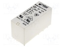 Relay: electromagnetic; SPDT; Ucoil: 12VDC; 16A/250VAC; 16A/24VDC