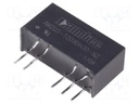 Converter: DC/DC; 2W; Uin: 10.8÷13.2V; Uout: 9VDC; Uout2: -9VDC; SIP7