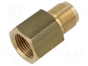 Brass; Mount.elem: thread adapter; Int.thread: M20x1,5