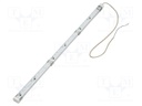 LED lamp; cool white; 770lm; 6500K; -30÷60°C; 24VDC; IP65; 1m