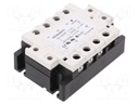 Relay: solid state; Ucntrl: 4÷32VDC; 75A; 24÷440VAC; 3-phase; IP00