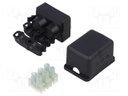 Gel cable joint; RELICON; polyamide; IP68; black; Y: 38mm; X: 42.5mm