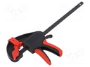 Tool: universal clamp; Features: simple and quick clip release